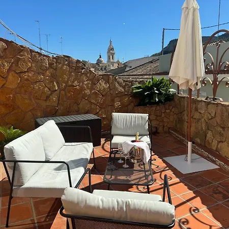 Apartamento Duplex De Lujo Con Gran Terraza Y Vistas Al Castillo - Centro Xativa Exterior photo