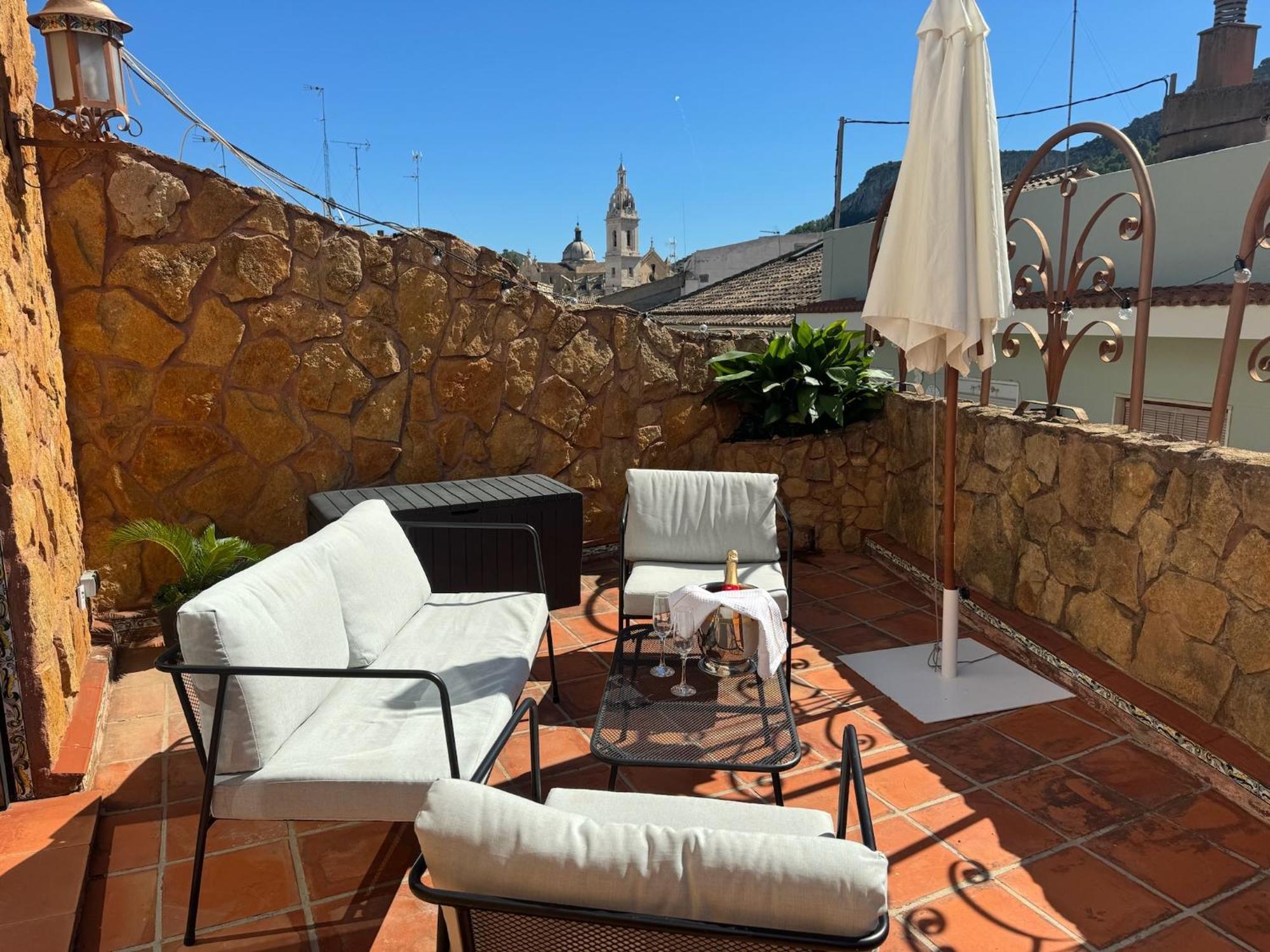 Apartment Duplex De Lujo Con Gran Terraza Y Vistas Al Castillo - Centro Xativa
